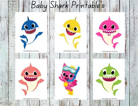 Baby Shark Printables Pdf